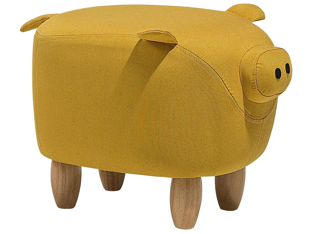 Fabric Animal Stool Sol PIGGY Montagem em 1 Hora