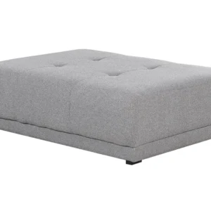 Fabric Ottoman Grey TORPO com Suporte para Headset