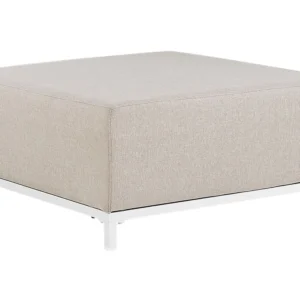 Mesa de Poker Repousa-pés para jardim creme e branco ROVIGO