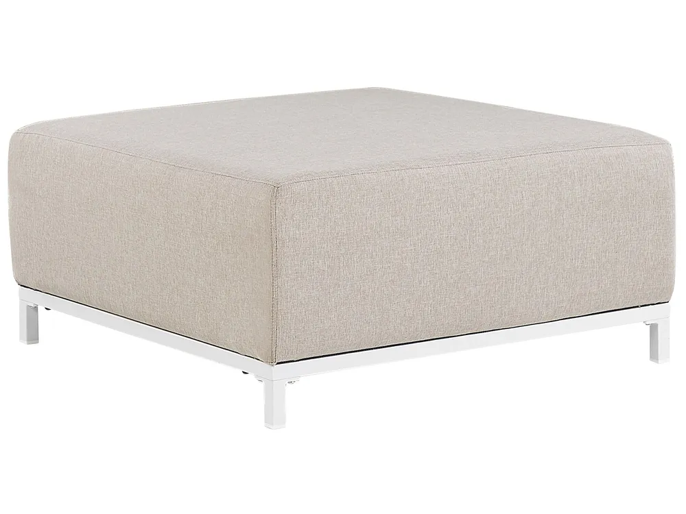 Mesa de Poker Repousa-pés para jardim creme e branco ROVIGO