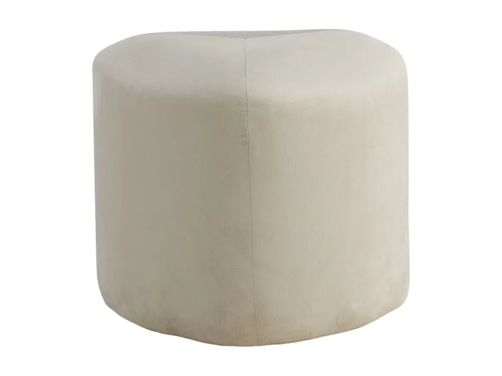 Puff PEG P 1NOS 46x46x41 Branco Montagem em 1 Hora
