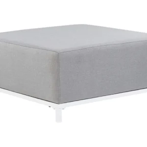 Repousa-pés para jardim cinzento e branco ROVIGO para Gamers