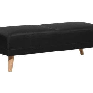 Repousa-pés em tecido preto FLORLI - Design Modular e Ajustável