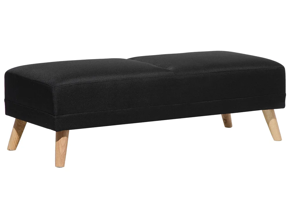 Repousa-pés em tecido preto FLORLI - Design Modular e Ajustável