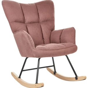 Rocking Chair OULU Fabric Flamingo