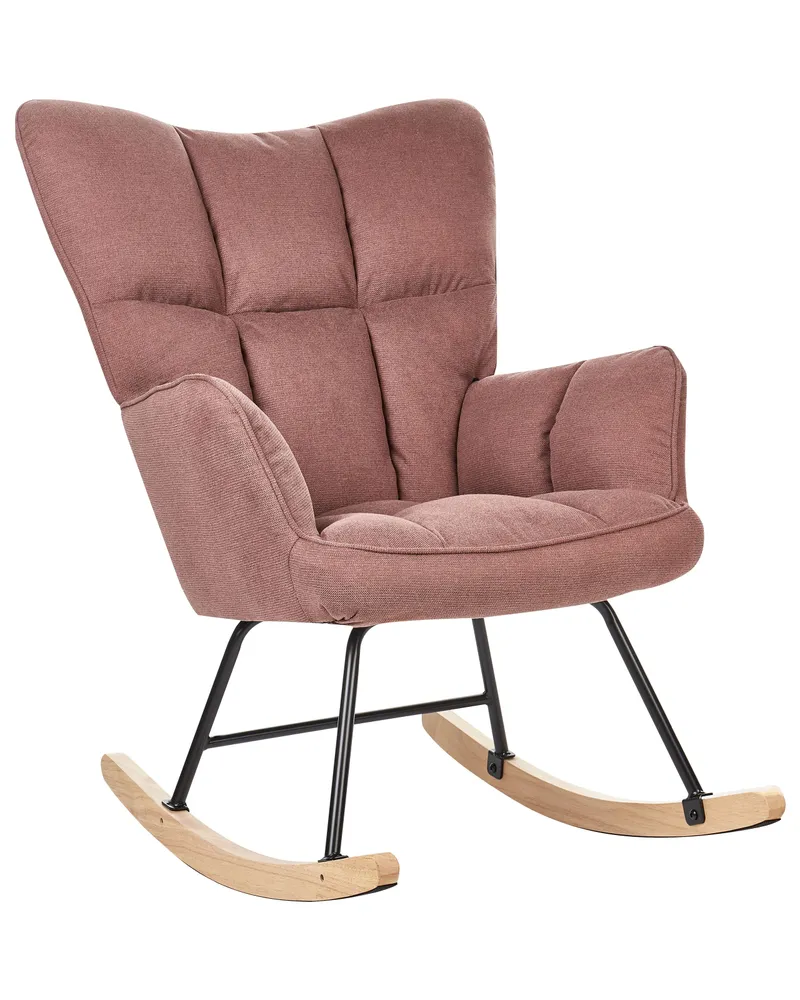 Rocking Chair OULU Fabric Flamingo