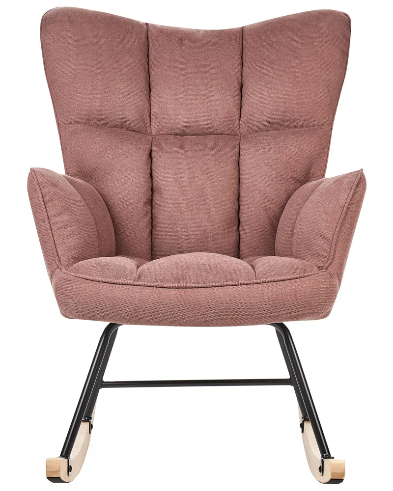 Rocking Chair OULU Fabric Flamingo
