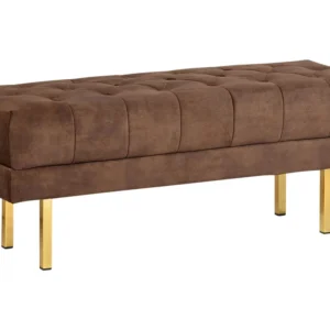 Velvet Bench Brown ROSEVILLE