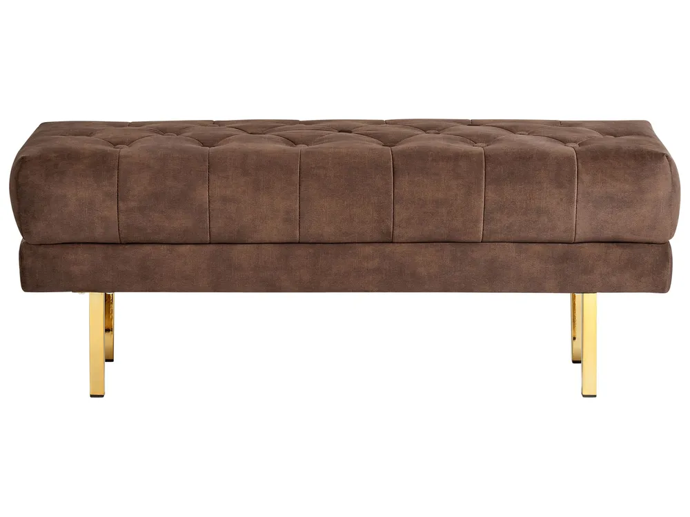 Velvet Bench Brown ROSEVILLE