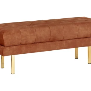 Velvet Bench Red ROSEVILLE