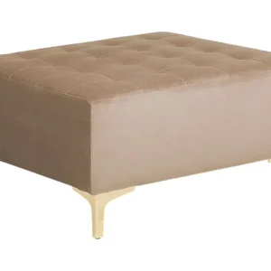 Velvet Ottoman Sand Cor creme ABERDEEN