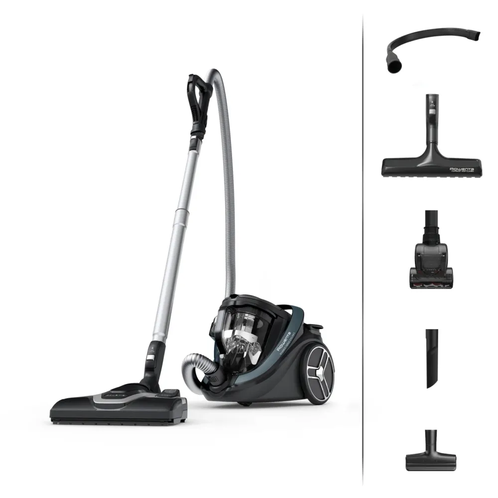 Purificador com Filtro de Carvão Aspirador sem Saco Rowenta RO7961EA | 2.5L, 500W, HEPA