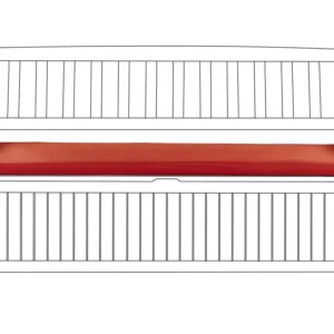 Bench Seat Pad Cushion 45 x 148 cm Vinho SOVANA