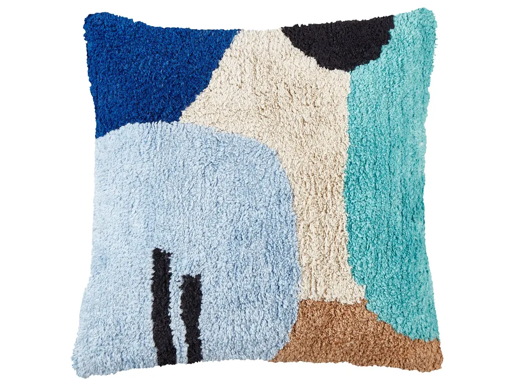 Conjunto de 2 almofadas decorativas em algodão multicolorido 45 x 45 cm DAHLIA