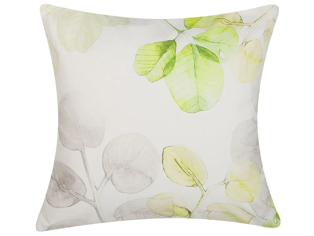 Cushion Leaf Pattern 45 x 45 cm Multicolour PEPEROMIA