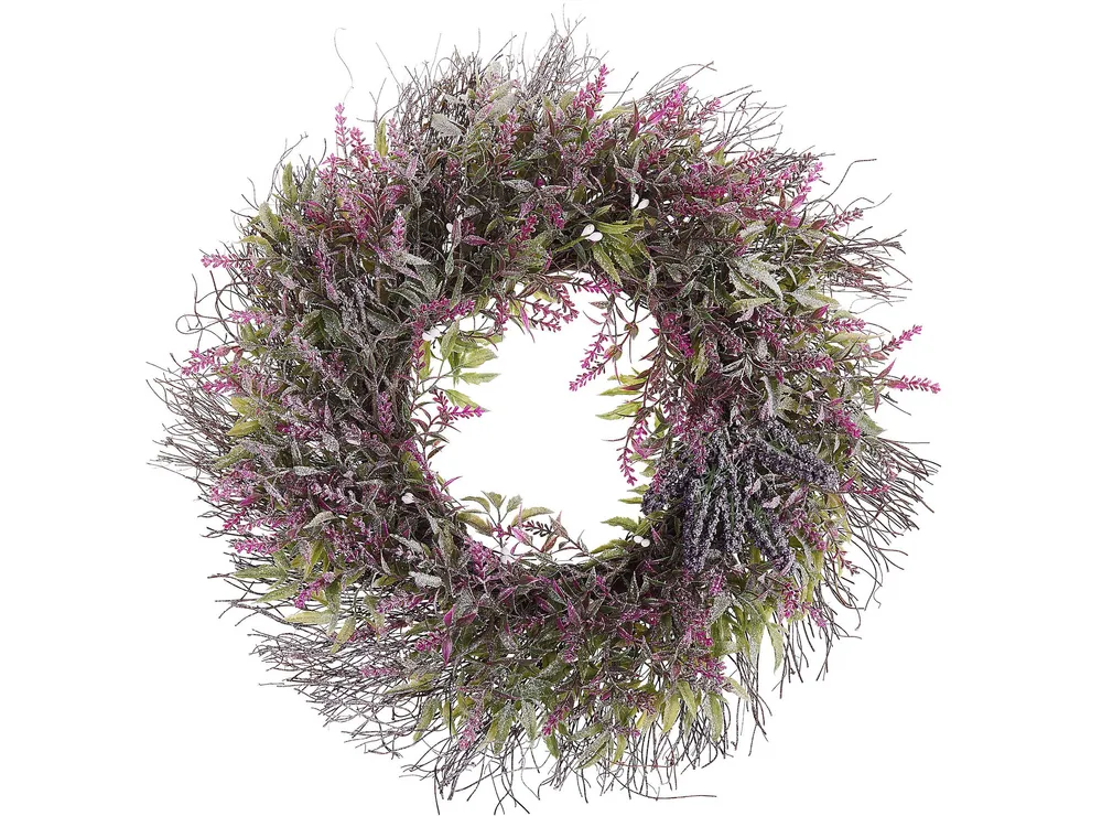 Decorative Wreath ø 50 cm Lilás TELDE