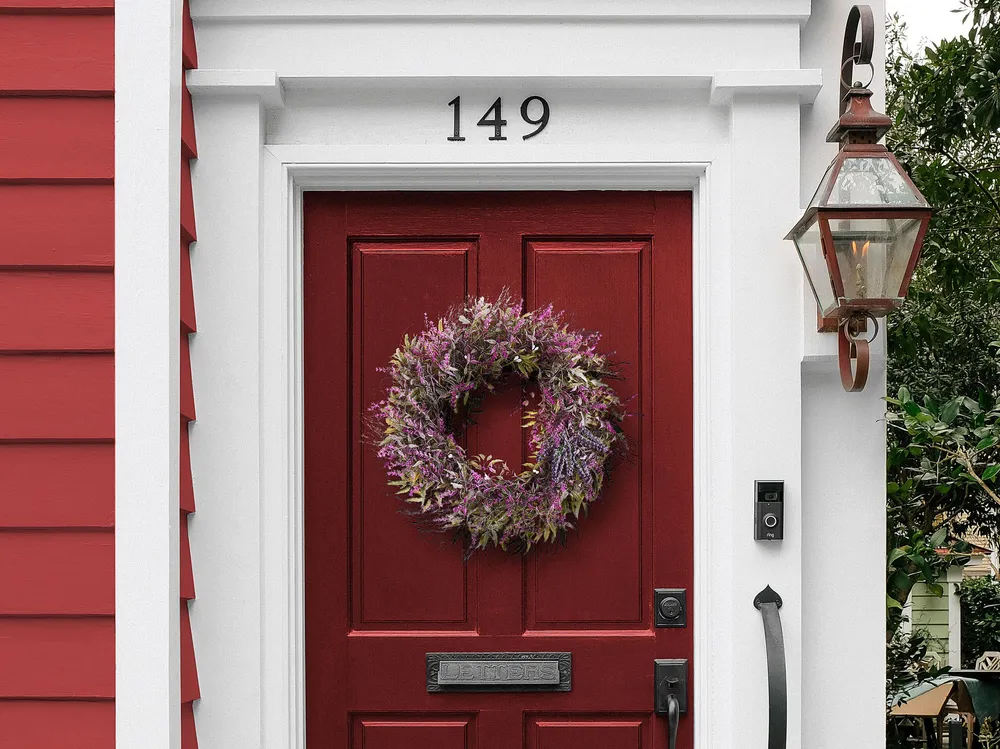 Decorative Wreath ø 50 cm Lilás TELDE