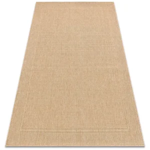 Tapete TIMO 5979 SIZAL ar livre quadro bege obscuro 240x330 cm