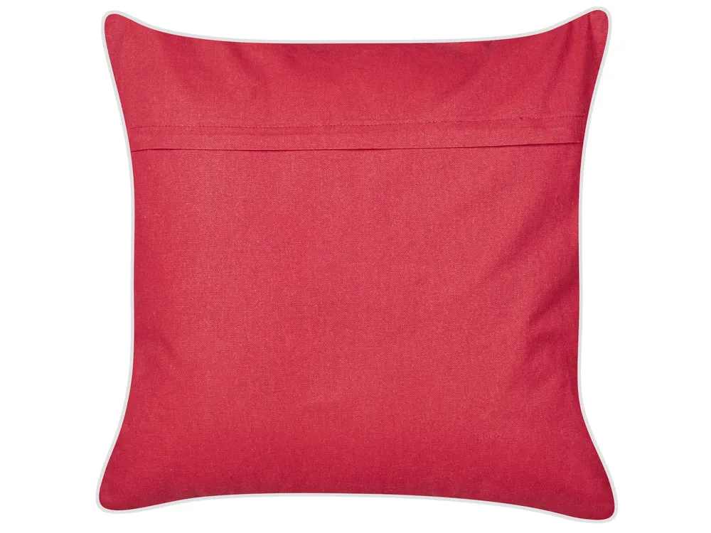 Velvet Cushion 45 x 45 cm Red SIDERASIS