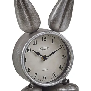 Cuco Decorativo Relógio de mesa prateado 24 cm THUSIS