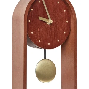 Relógio de mesa castanho fosco FERDEN