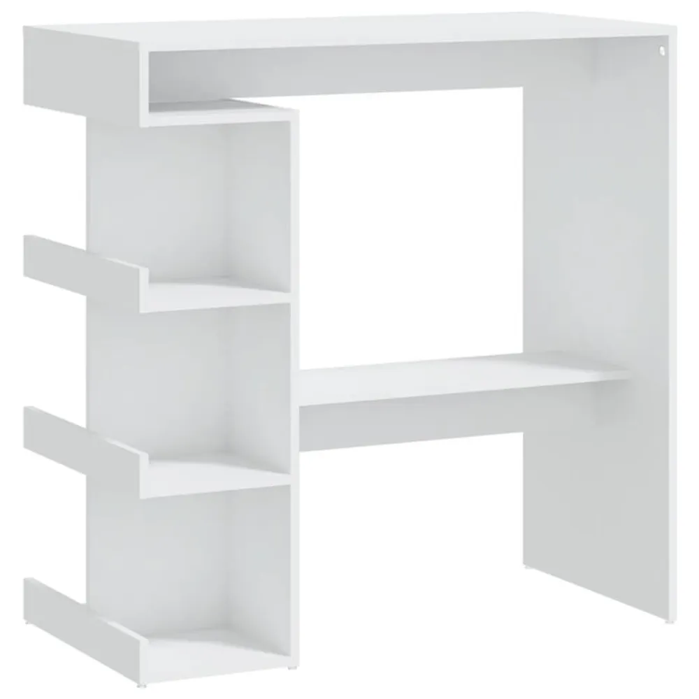 Relógio de Pêndulo Mesa de bar com prateleiras 100x48x101,5 cm carvalho artisiano