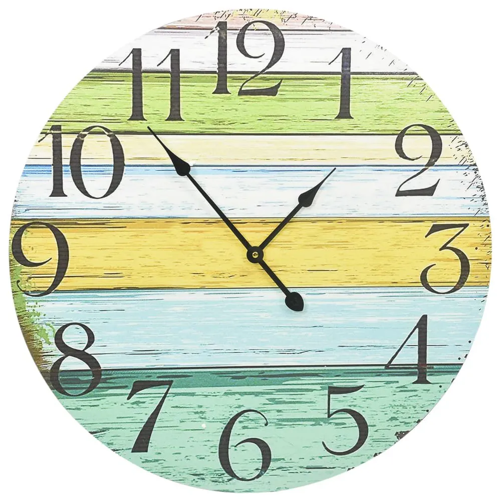 Relógio de Alta Qualidade Relógio de parede 60 cm MDF multicor