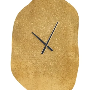 Relógio de parede de cor cobre escuro 78 x 50 cm GANGES