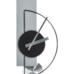 Wall Clock 31 x 63 cm Grey CEVINS
