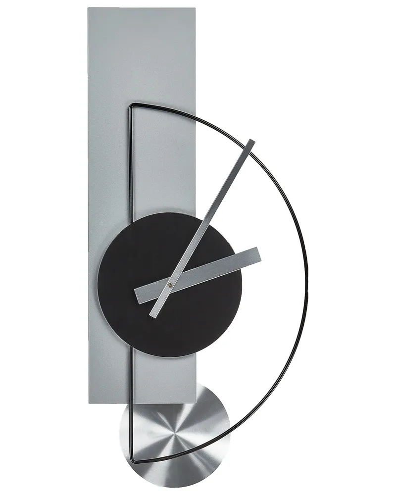 Wall Clock 31 x 63 cm Grey CEVINS