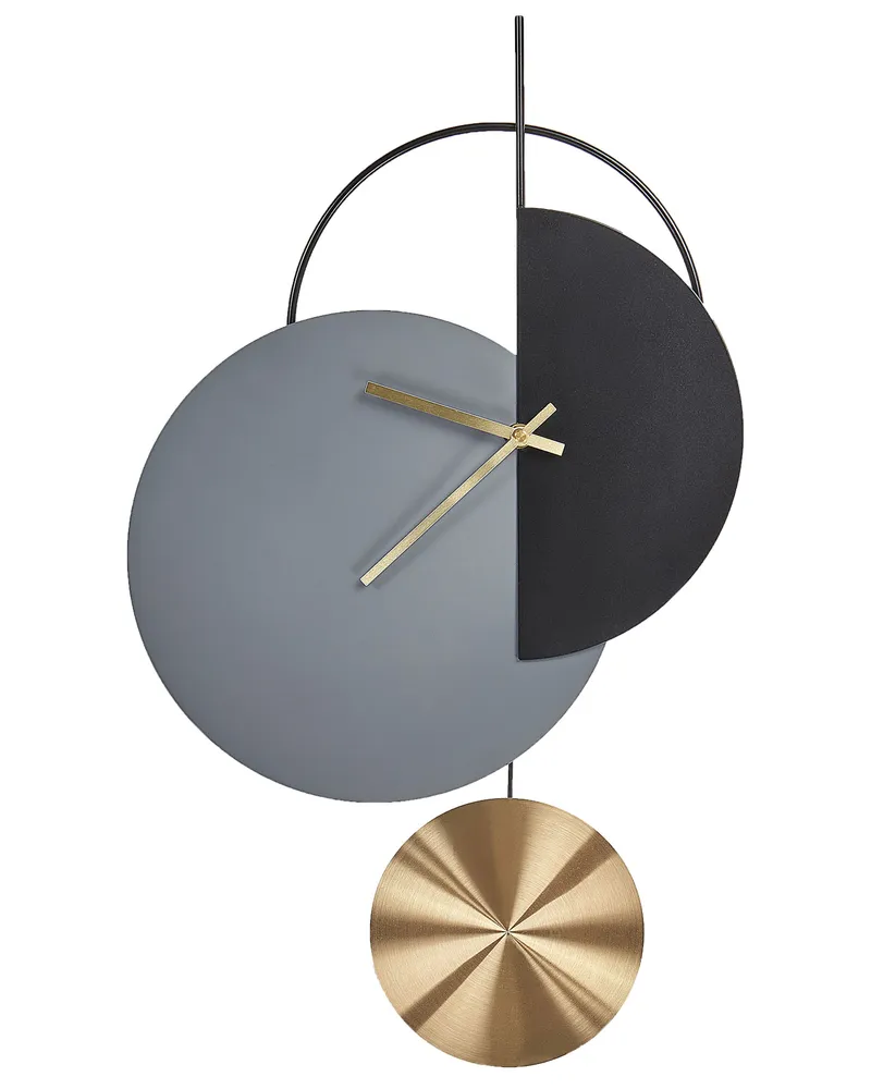 Wall Clock 32 x 60 cm Grey NENDAZ