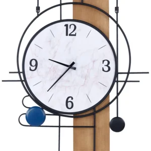Wall Clock 60 x 70 cm Multicolour TAVEL