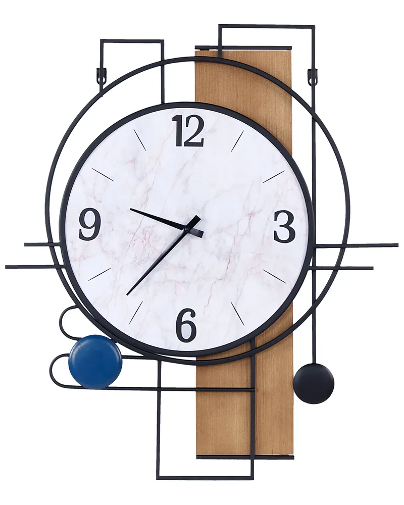 Wall Clock 60 x 70 cm Multicolour TAVEL