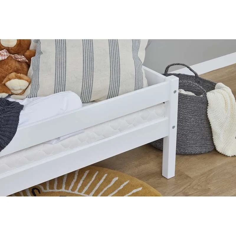 Kid'oh Cama infantil - 70x160 cm - Branco Lavável 60°C
