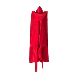Roupão de veludo Naf Naf cores vermelho