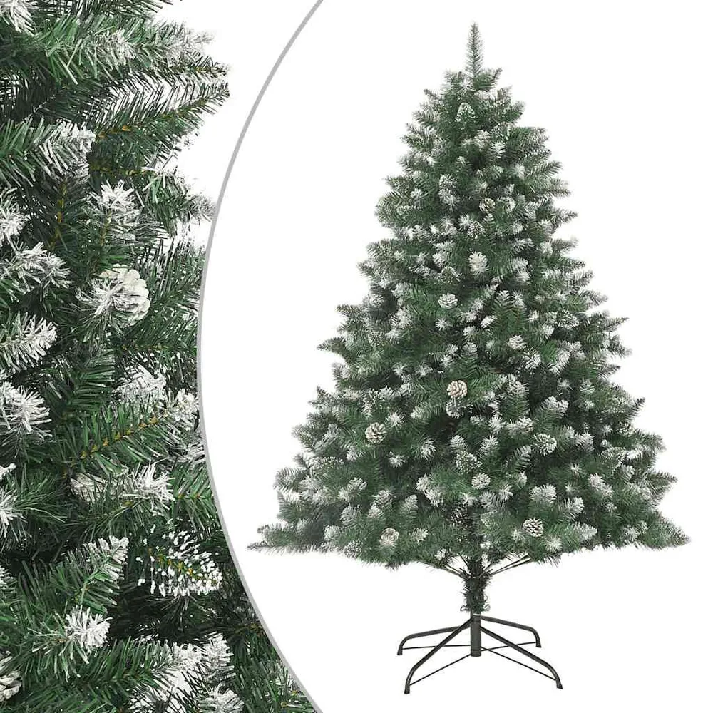 Samambaia Artificial Realista Árvore de Natal artificial com suporte PVC 180 cm