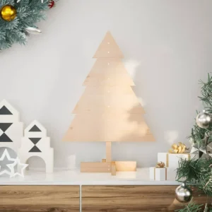 Árvore Premium Árvore de Natal em madeira decorativa 70 cm madeira maciç