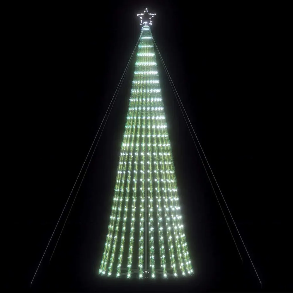 LED Árvore de Natal 1028 LEDs Branco Frio 403 cm vidaXL