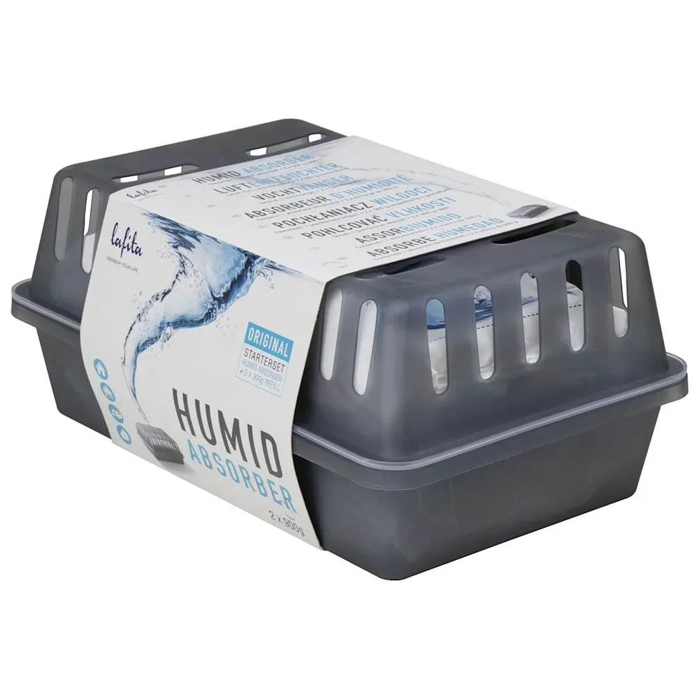 Absorventes de humidade com sacos de recarga 2 unidades 900 g