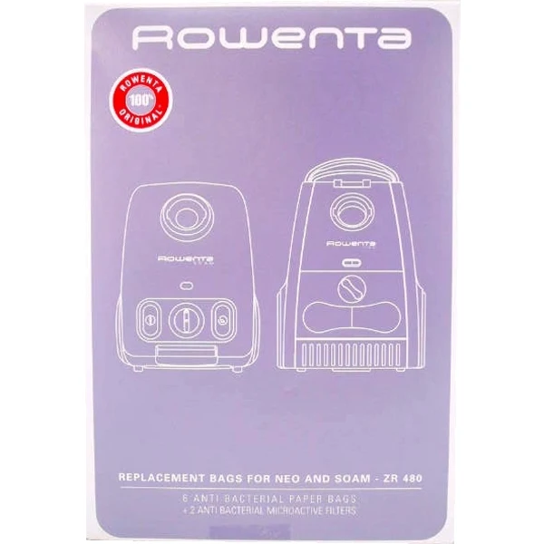 Mangueira para Aspirador Saco Antibacteriano Rowenta ZR 480 | Antibacteriano