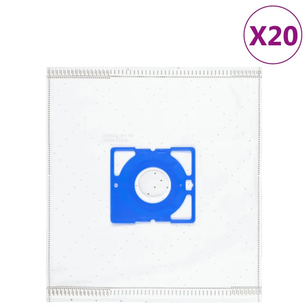 Sacos para aspirador de pó Uni-bag 20 pcs Fácil Instalação