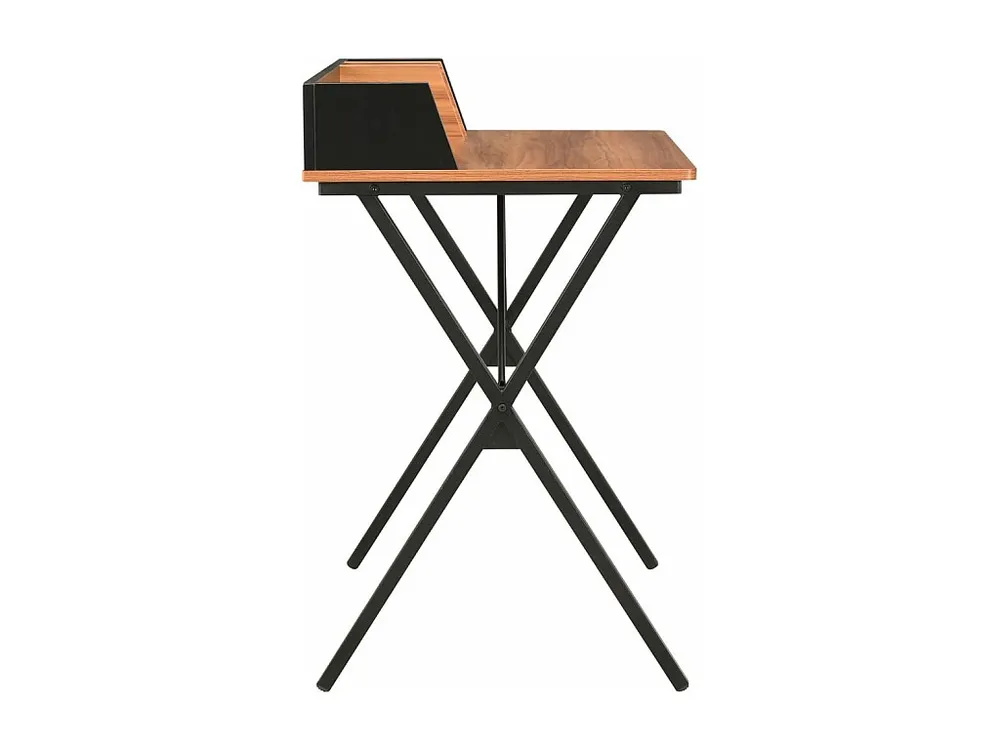 Ergonômico Premium Secretária 80x50x84 cm preto e castanho