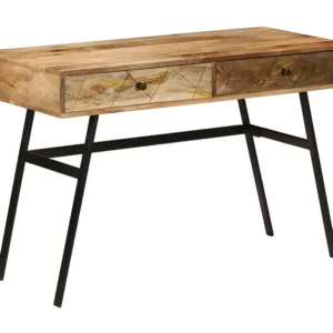Ergonômico Premium Secretária com gavetas madeira mangueira maciç 110x50x76 cm