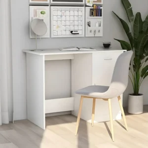 Estante de Arquivo Secretária 100x50x76 cm contraplacado branco