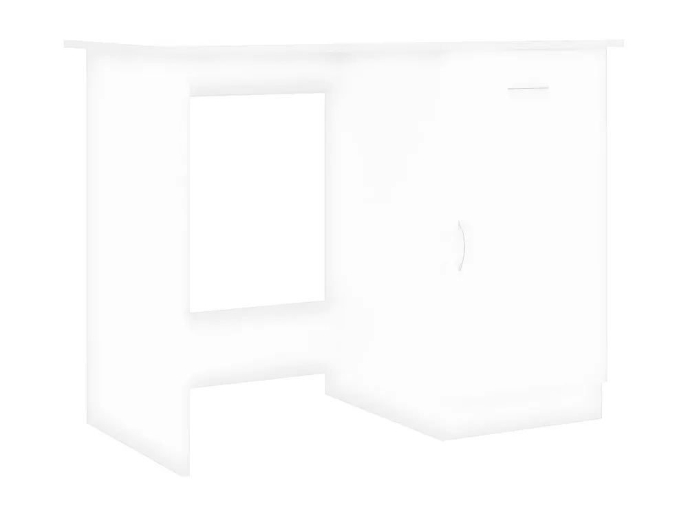 Estante de Arquivo Secretária 100x50x76 cm contraplacado branco