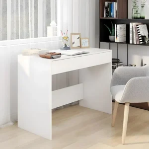Mesa Ajustável Secretária 101x50x76,5 cm aglomerado branco