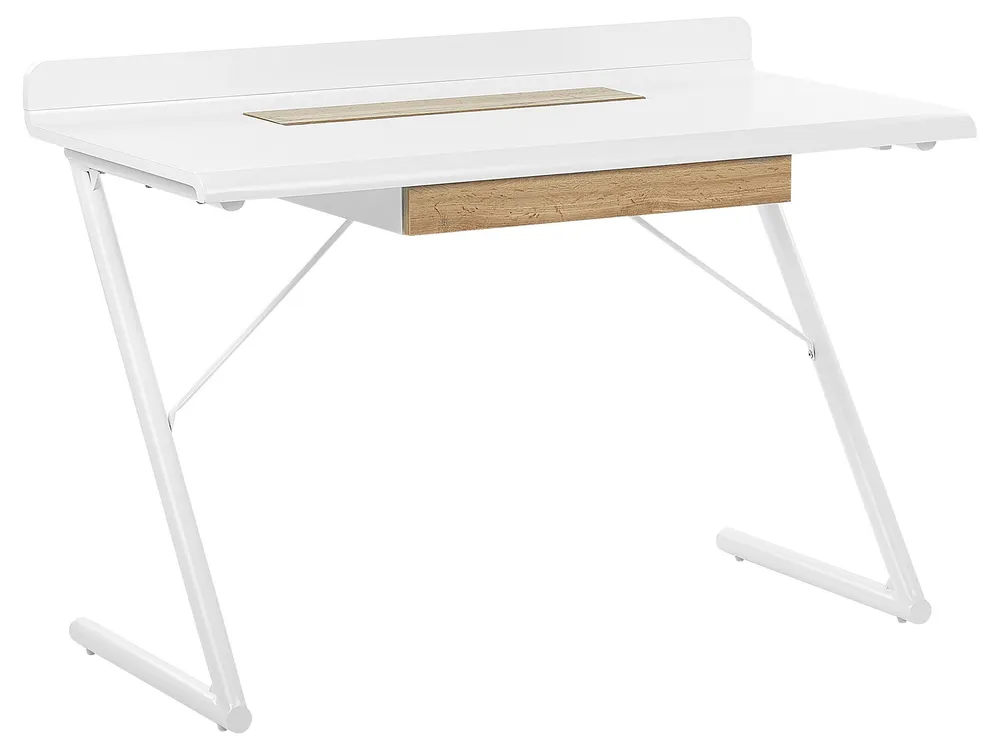 Mesa Ajustável Secretária Branco FOCUS