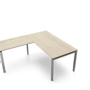Mesa Kerkmann, L 1600 x P 800 x 680-820 mm com mesa extensível, formato 5, cor: bordo, 11414850 com Rodízios