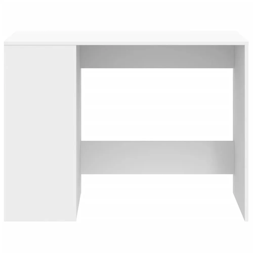 Secretária 102x50x75 cm derivados de madeira branco com Apoio Lombar