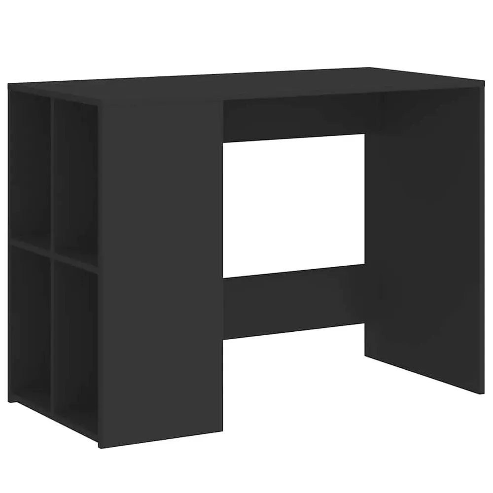 Secretária 102x50x75 cm derivados de madeira preto para Trabalho Remoto